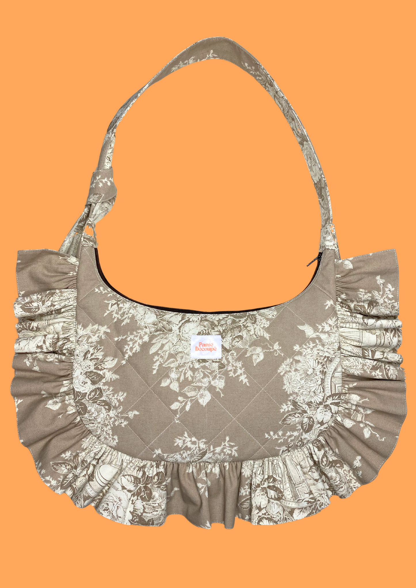 Sac Orris - Toile de Jouy Beige