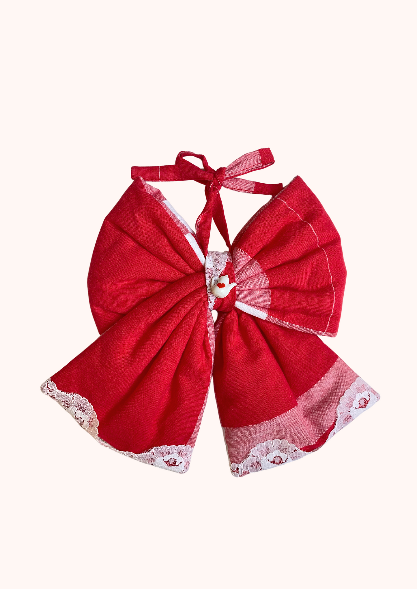 Noeud - Rouge et blanc