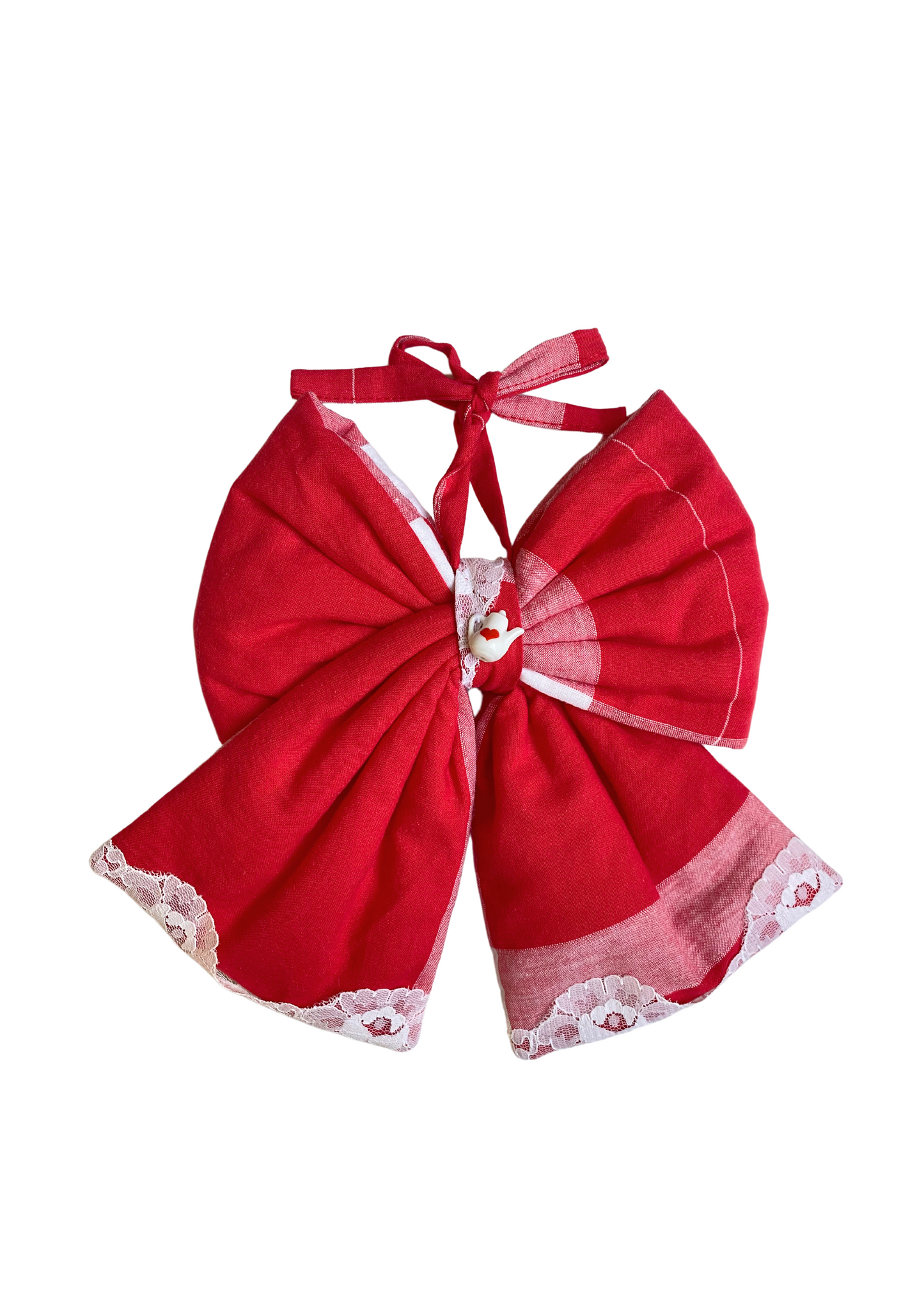 Noeud - Rouge et blanc