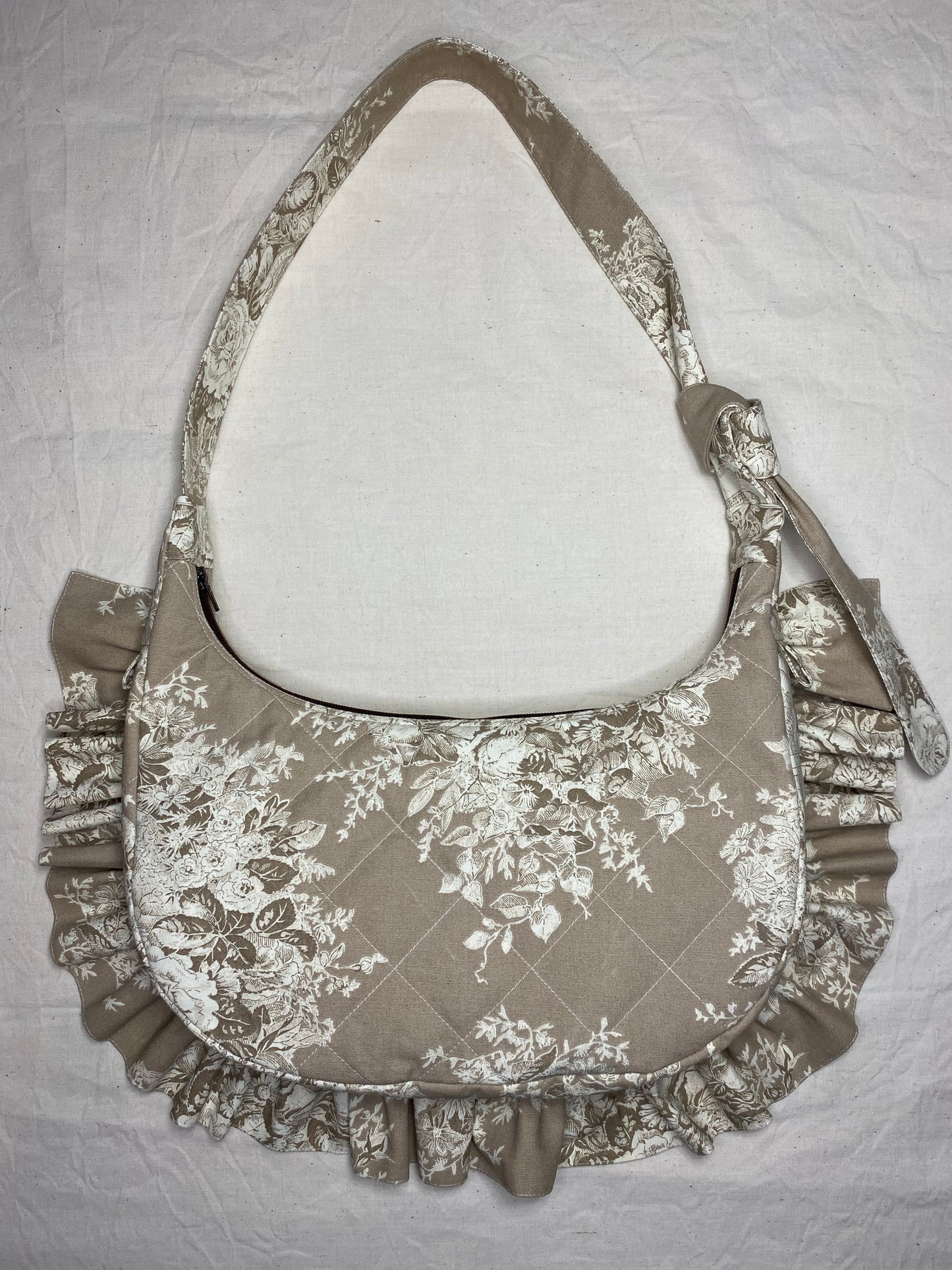 Sac Orris - Toile de Jouy Beige