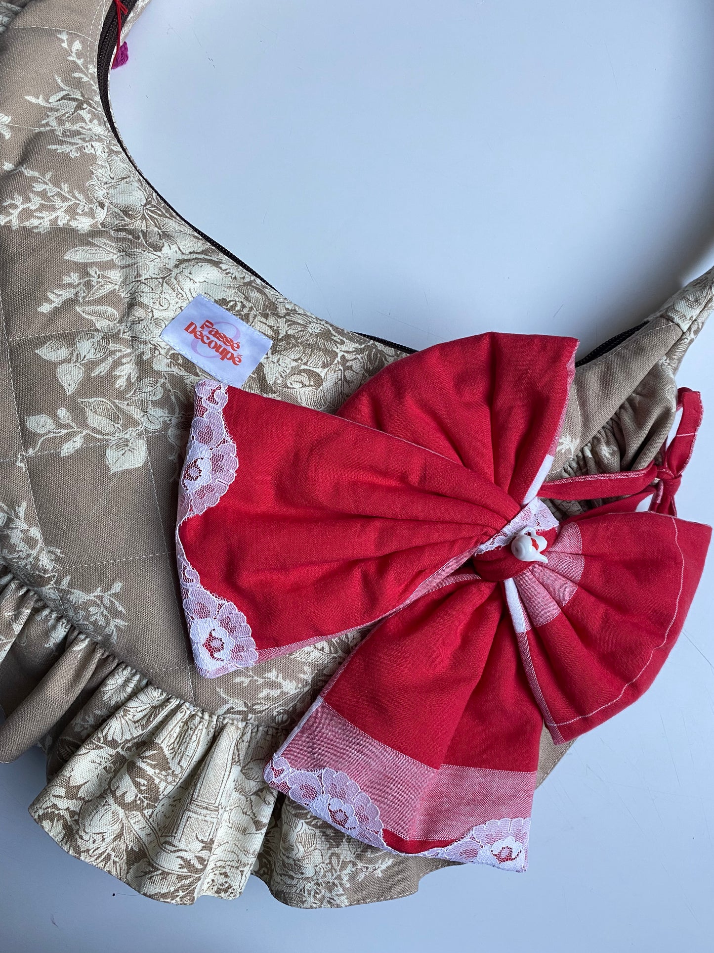 Noeud - Rouge et blanc