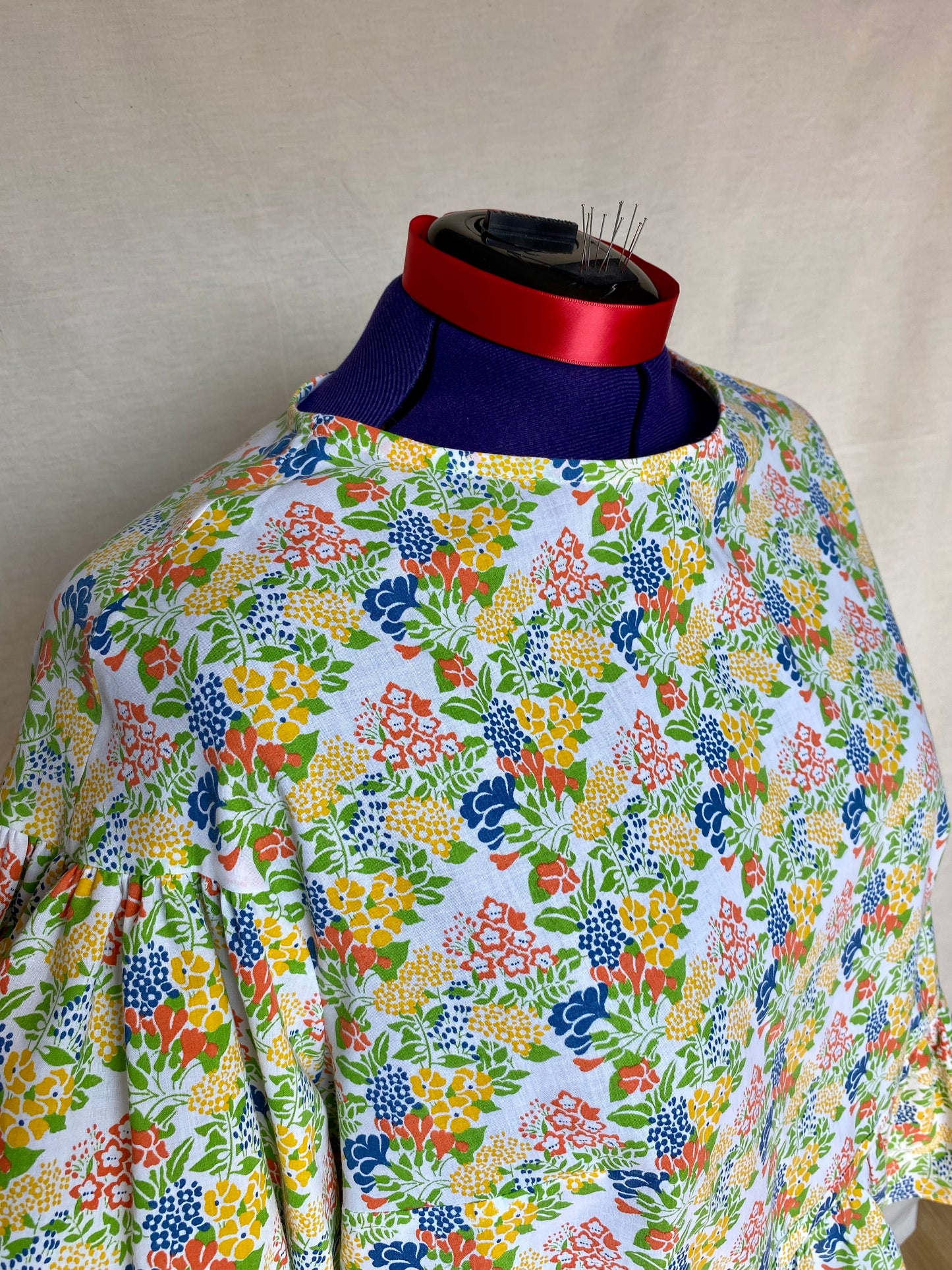 Blouse Lilial - Fleurie colorée - Taille 4