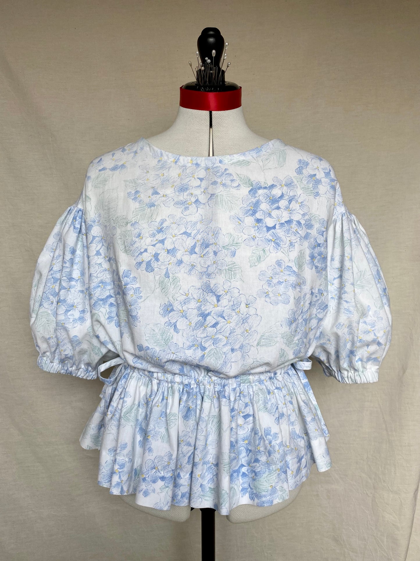 Blouse Lilial - Motifs hortensias - Taille 2