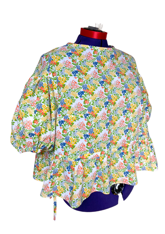 Blouse Lilial - Fleurie colorée - Taille 4