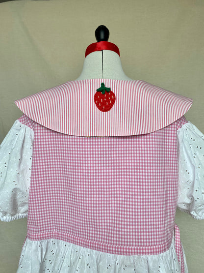 Col Osmanthus - Rayé avec fruits en crochet - Taille unique